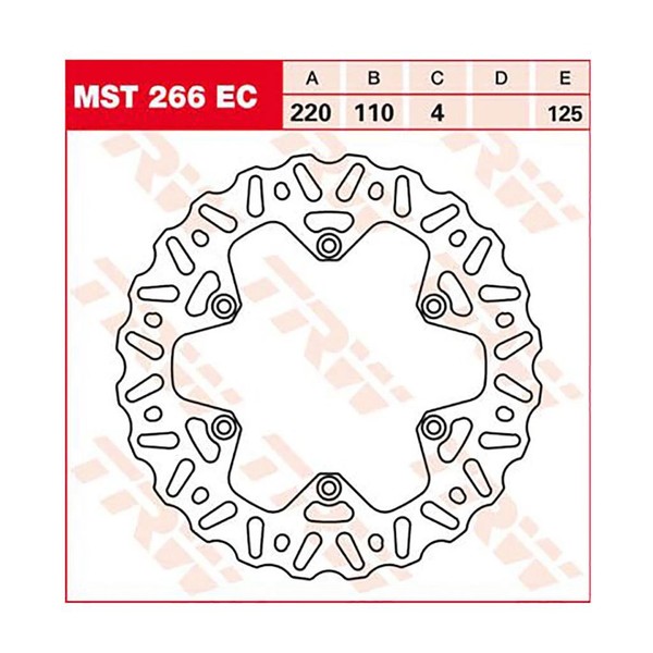 Trw Bremsscheibe Eco Offroad (FüR: Ktm Exc 300 Six Days 2T 09-23 Hinten )-image