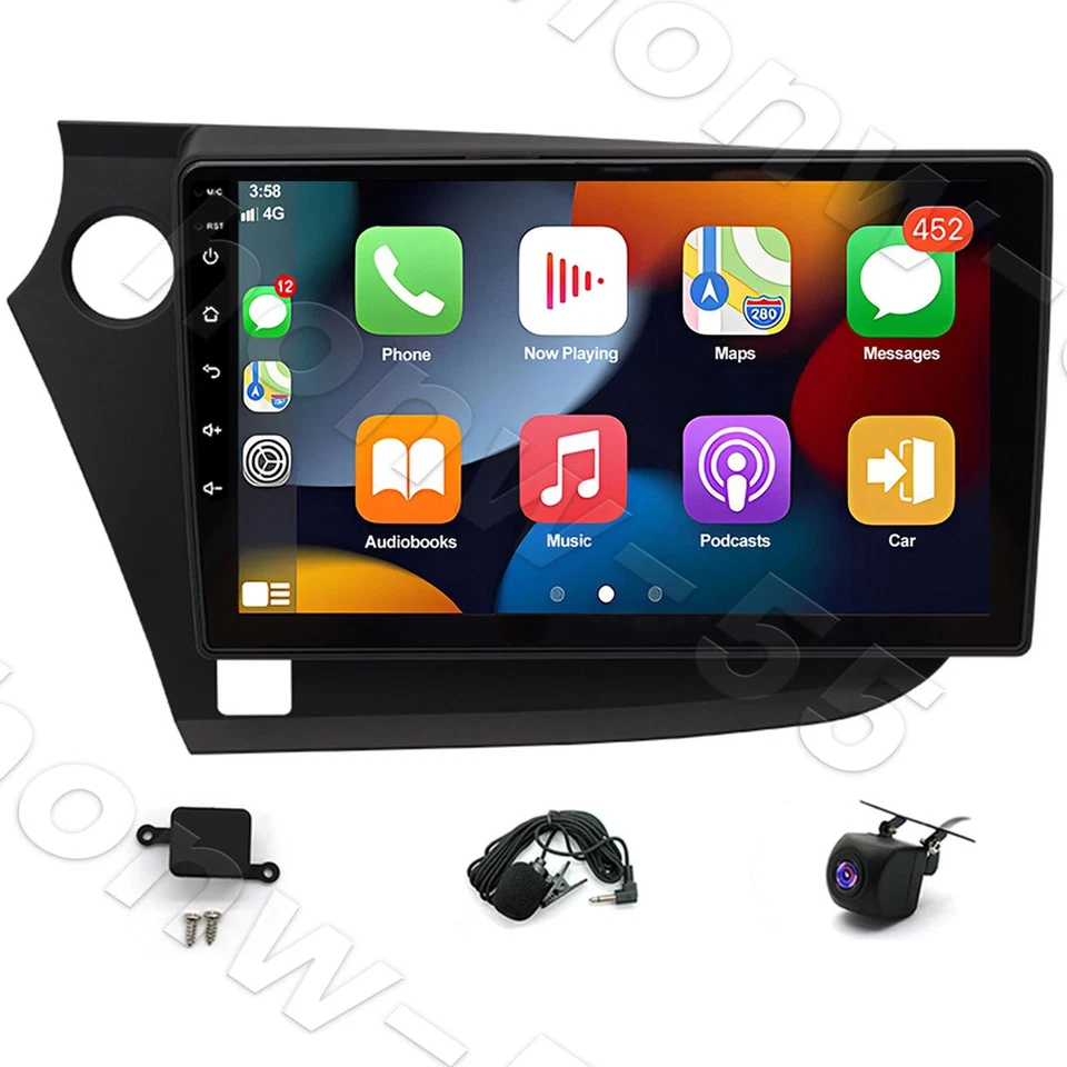 9" Car Stereo Radio Fit For Apple Carplay For 09-14 Honda Insight Android 15 GPS Foto 2 de 4