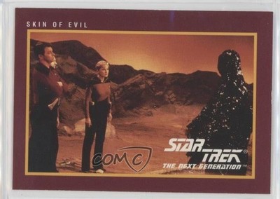 1991 Impel Star Trek 25th Anniversary William T Riker Tasha Yar Skin of Evil 3c7