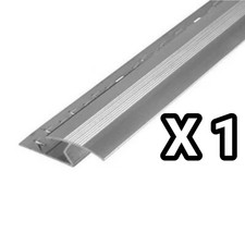 1 X STUK FT09BC Chrome Laminate To Carpet Cover Trim Edge Strip 900mm 90cm X 45