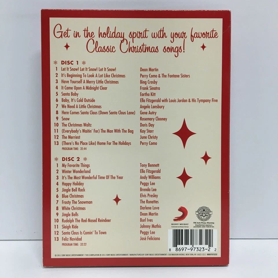 A Classic Christmas by Various Artists (2 CD Set, 2011, Sony) Elvis Presley - Image 2 of 4