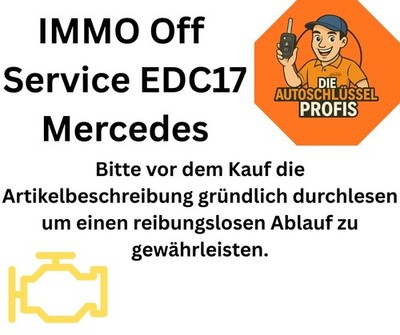 Wegfahrsperre Deaktivieren, WFS OFF, IMMO OFF, Mercedes Benz EDC17