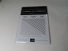 DESTASH 4 of many - Retired - NEW Stampin  Up  Embossing Folders