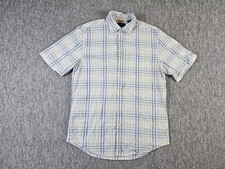 Vintage 90s Timberland Plaid Shirt Men's S Button Down Workwear Gorpcore Outdoor