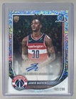 Jamir Watkins 2025 Bowman Chrome #BCA-JW Speckle Refractor RC Rookie Auto /299