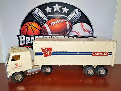 #ad The ERTL Co. International Tractor Supply Traveller TSC Tractor Trailer RARE $127.50