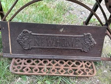 Name-plate Only new home antique treadle sewing machine Name-plate  ONLY