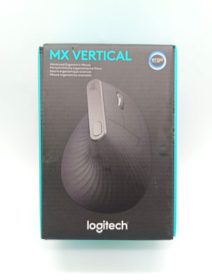 Logitech MX Vertical Kabellose Ergonomisch Maus - Grafit