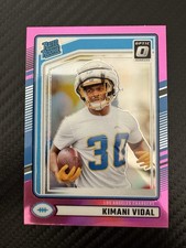 2024 Panini Donruss Optic - Rated Rookie - Kimani Vidal #355 - Pink Prizm