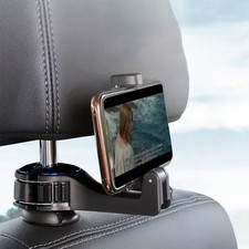 Car Back Seat Phone Holder Hook 2 in 1 Hanger 360 Mount Universal