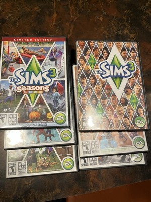 The Sims 3 PC Windows/Mac Game Lot w/ Expansion Packs DVD ROM