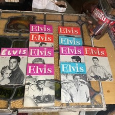 Elvis Presley monthly magazine,8 Magazines . ,5 Series,no 8 Of 2 Series,no 2