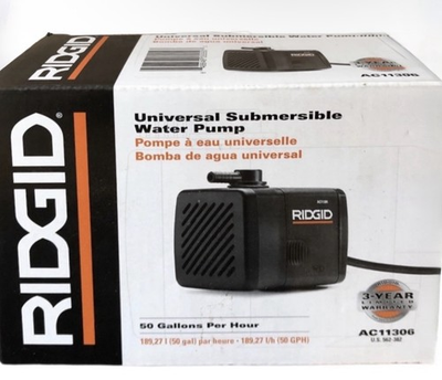 #ad RIDGID AC11306 Replacement Submersible Water Pump for Tile Saws $52.76