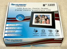 New Panimage Pandigital LED Digital Photo Frame 8" Complete 1600 Images NIB 