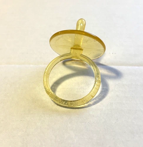 Vintage Cabbage Patch Kid Replacement Pacifier Yellow Plastic F~