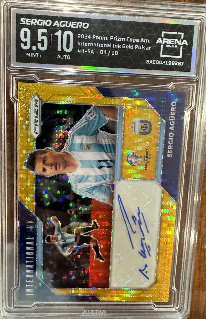 2024 Panini Prizm Sergio Aguero Auto 【公式通販】