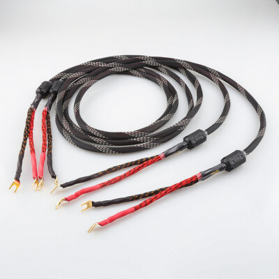 Western Electric OCC HiFi Speaker Wire Cable Cord & Banana Spade Plug Terminals