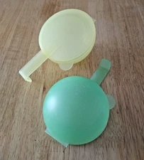 Tupperware Forget Me Not Hanging Onion Tomato Holders containers Set Of 2