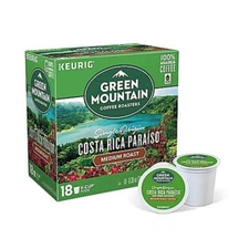Green Mountain Costa Rica Paraiso Coffee 18 to 144 Keurig Kcup Pick Any Quantity