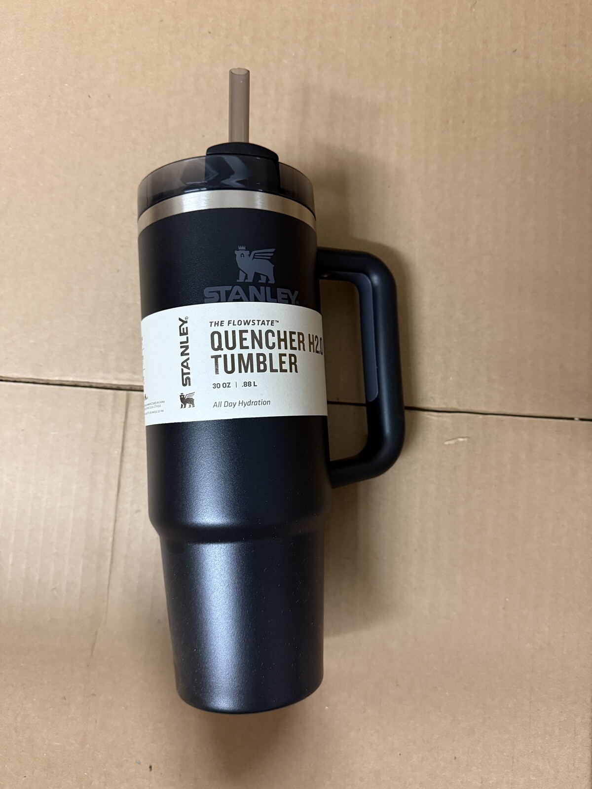 Brand New Stanley Quencher H2.0 FlowState 30 oz Tumbler Black