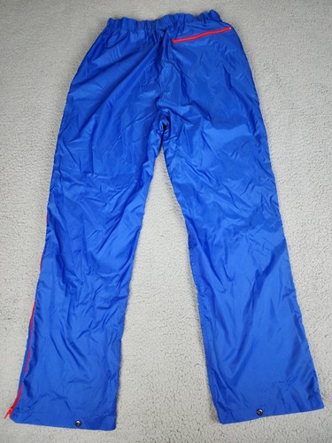 Eastern Mountain Sport Wanderhose Größe L durchgehender Reißverschluss Druckknöpfe wasserdicht blau Y2K - Bild 2 von 14