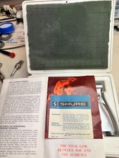 SHURE BROTHERS UNIDYNE III MODEL PE54 SERIES 3 MICROPHONE W/CASE 1976 Receipt