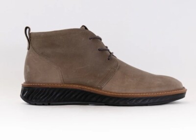 ECCO Men's Turn GTX Gore-Tex Lace-Up Chukka Boot - Brown Leather - 45 US 11-11.5