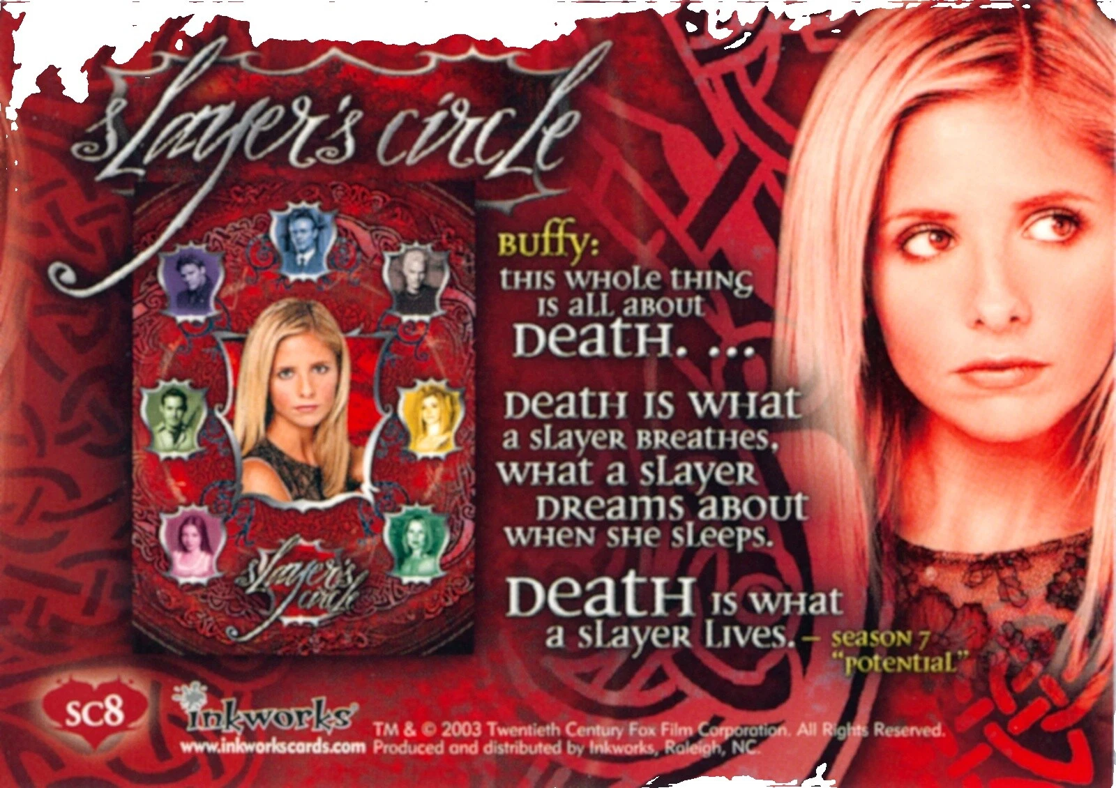 Buffy the Vampire Slayer Collectable Trading Cards