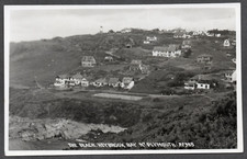 Postkarte Heybrook Bay bei Plymouth Devon Häuser und The Beach RP Chapman