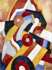 Abstraction M. Hartley Tile Mural Kitchen Bathroom Backsplash Marble Ceramic
