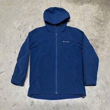 Youth Macpac Full Zip Jacket Size 10 Years Fleece Lined Navy Blue Distressed