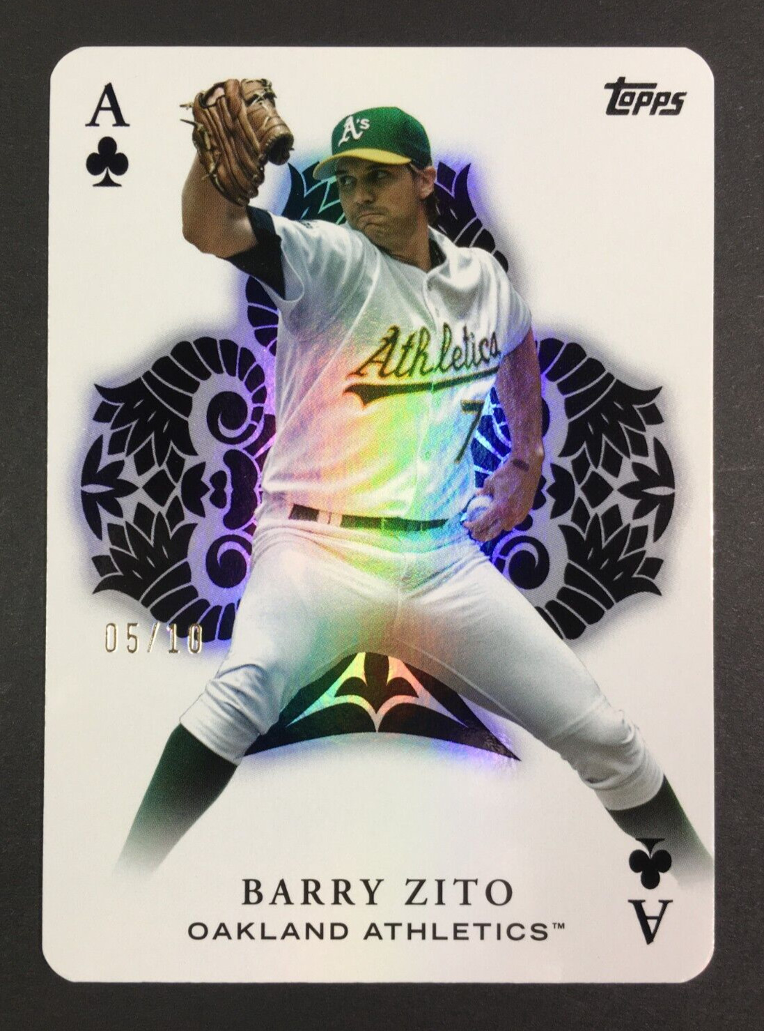 Barry Zito AA-71 Red /10 All Aces 2023 Topps Update Series Oakland Athletics