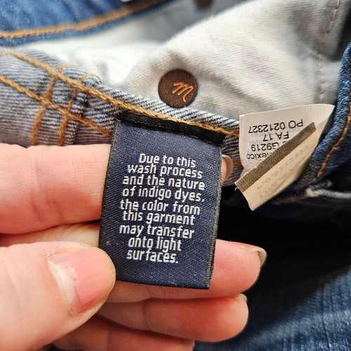 Jeans skinny Madewell vita alta bottoni mosca orlo grezzo denim invecchiato taglia 30 - Foto 7 di 12