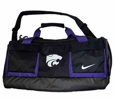 K-State Wildcats Nike Football Team Issue Player Duffle Bag RARE DETAILS EMAW