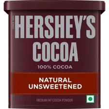 Hershey's Natural Unsweetened Cocoa Powder (100% Cocoa) - 225 gm Free Shipping