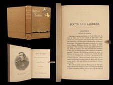 1885 General George Custer 1ed Boots and Saddles Cavalry Illustrated Indians