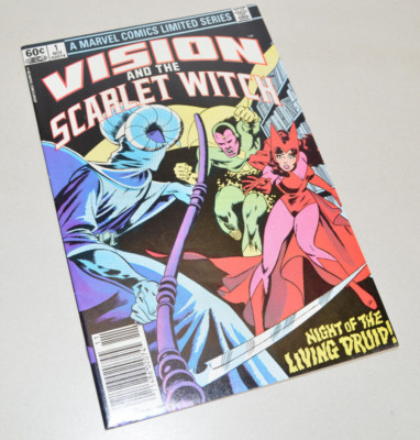 Vintage Marvel VISION AND THE SCARLET WITCH #1 Comic Book 1982 Bronze Age