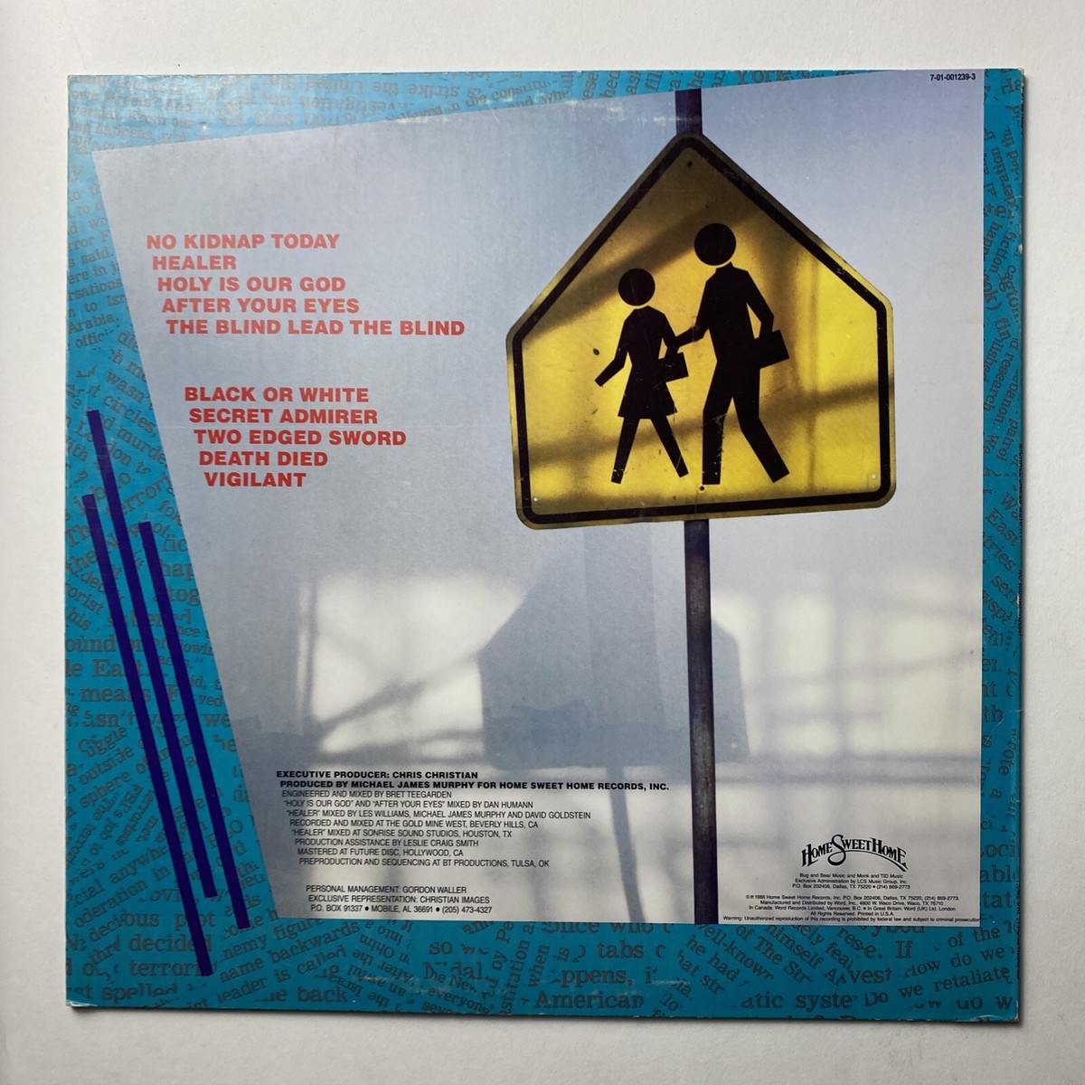 洋楽 AOR CD Michael James Murphy - No Kidnap Michael James Murphy - No Kidnap Today CD *RARE* 1986 Home