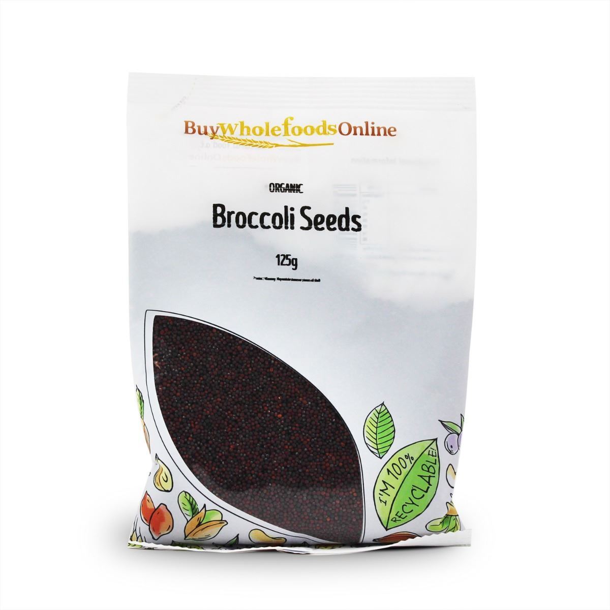 Organic Broccoli Seeds 125g | BWFO | Free UK Mainland P&P