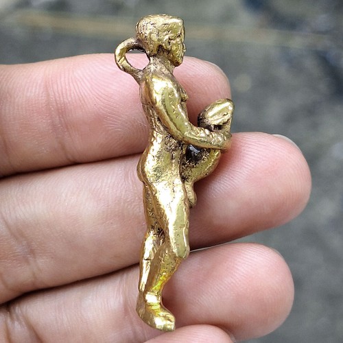 Brass Charming Attractive Ai Ngang, Lucky Love Man Thai Amulet Pendant Talisman - Picture 21 of 22