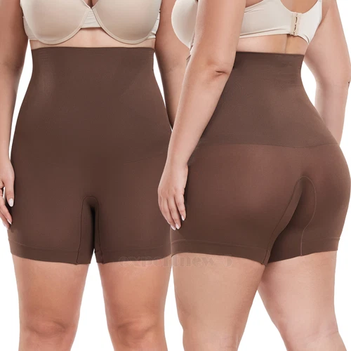 Plus Slip Shorts nahtlos glatt Training Yoga Fahrrad Shorts für Frauen unter Kleid - Bild 3 von 23