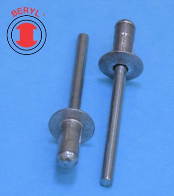 High strength multi-grip blind rivet 3/16''X0.626'' Aluminum/Steel (50 Pcs) TM615