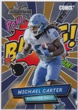 2021 WILD CARD Alumination Comix SP #15/99 Michael Carter Rookie RC