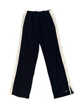 Nike Straight Leg Track Pants Navy White Women  s Medium