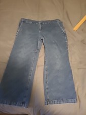 Tommy Hilfiger size 16 women s wide leg Y2K jeans No Back pockets