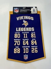 Minnesota Vikings NFL Winning Streak Embroidered Legends Traditions Banner