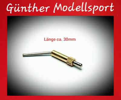 extron Kabinenriegel Messing L=30mm (45°), X0348 Günther Modellsport