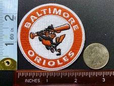 Baltimore Orioles Throwback Patch | 2.5" x 2.5" | Iron On & Sew On | Free Ship
