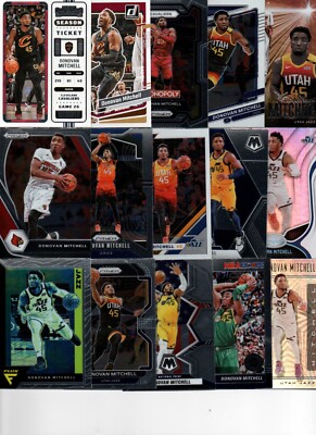 Donovan Mitchell 25 count BASKETBALL SUPER Card Lot CLEVELAND CAVALIERS N