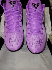 Kyle Kuzma Rookie Signed RARE NEW Kobe AD Purple Stardust Shoes /10 BAS Auto RC